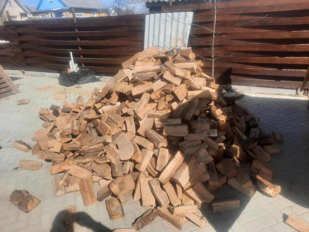 Дрова из дуба, навалом - 3 куб.м.